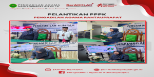 Pengadilan Agama Rantauprapat Gelar Pengambilan Sumpah PPPK